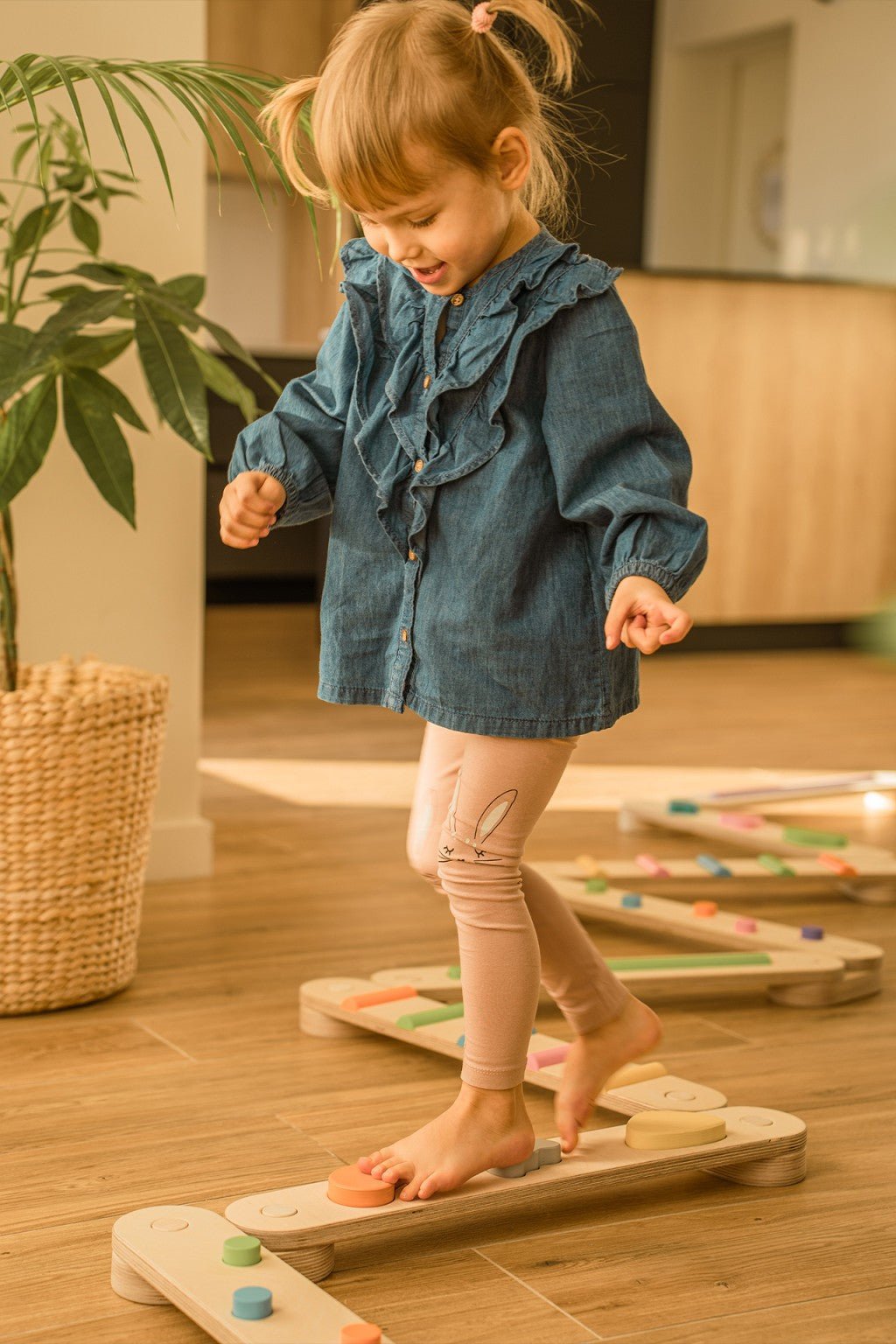 Happymoon Colored 8 Balance Beam Set - Kletterling – einfach Kind sein