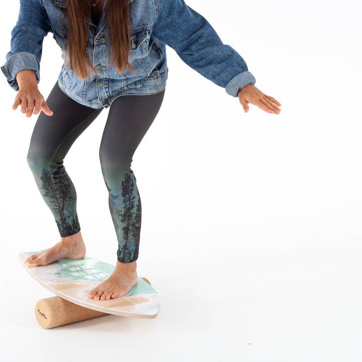HappyMoon Life is like the Ocean Surfboard With X - Large Mat & Roll - Kletterling – einfach Kind sein