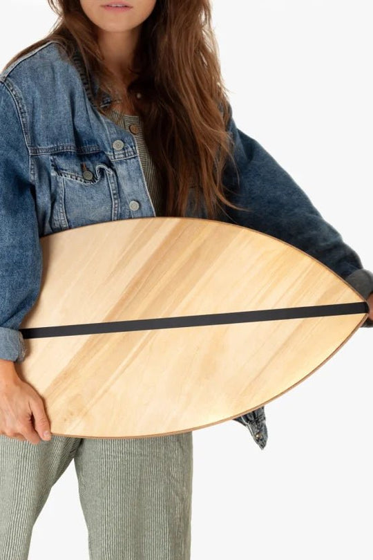 HappyMoon Natural Balance Surfboard With Large Mat & Roll - Kletterling – einfach Kind sein