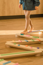Happymoon Colored 8 Balance Beam Set - Kletterling – einfach Kind sein