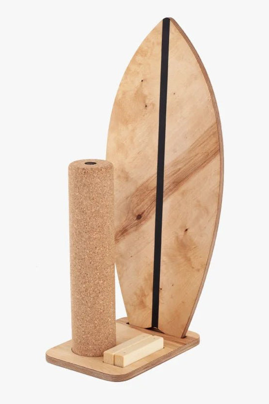 HappyMoon Natural Balance Surfboard With Large Mat & Roll - Kletterling – einfach Kind sein