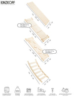 Klettergerüst ZAUBERBERG KLEIN | 2 Module | Sprossenstieg + Bogen | 51 cm | Zubehör erhältlich | erweiterbar - Kletterling – einfach Kind sein