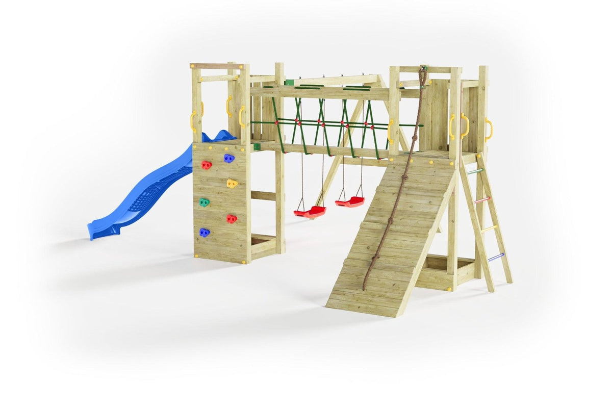 Spielturm Maxi Funny Exposure - Kletterling – einfach Kind sein