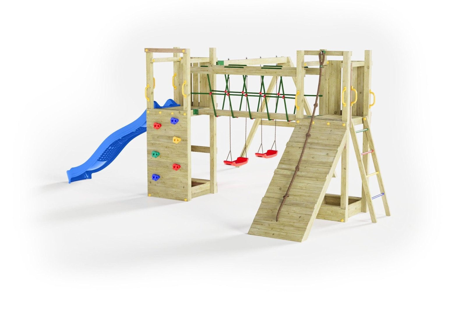 Spielturm Maxi Funny Exposure - Kletterling – einfach Kind sein