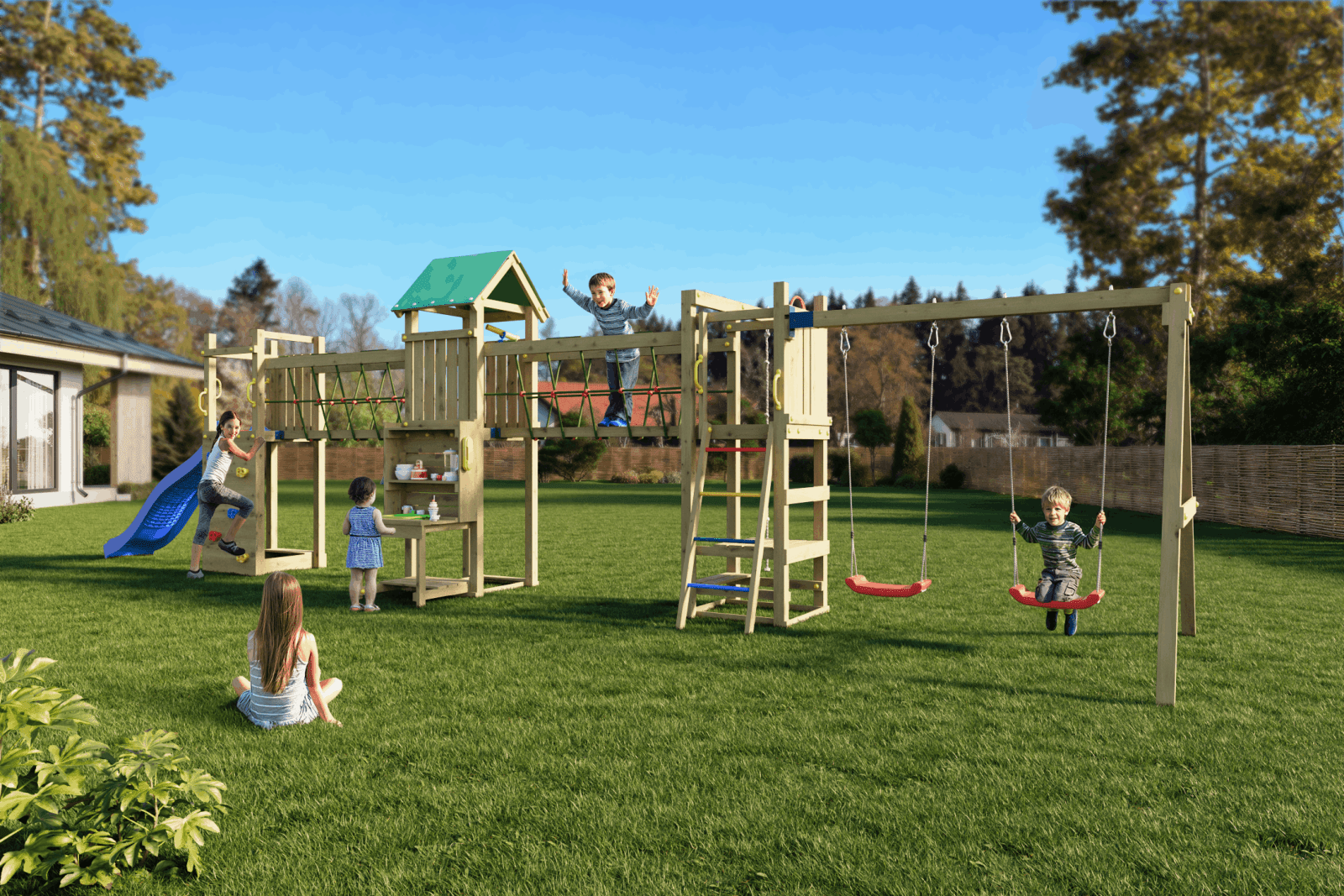Spielturm Space Longer - Kletterling – einfach Kind sein
