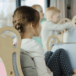 Spielset "Dynamik" pastell - Montessori - Bogen mit Rutsche und Kissen - Kletterling – einfach Kind sein