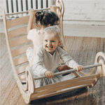Spielset "Energetic" pastell - XXL Bogen mit Rutsche und Kissen - Kletterling – einfach Kind sein