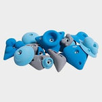 Kletterwand BK OUTDOOR aus 2 Teilen | 236 x 78 cm | inkl. 15 Griffen | 40 Loch - Kletterling – einfach Kind sein