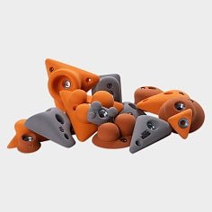 Kletterwand BK OUTDOOR aus 6 Teilen | 236 cm x 234 cm | inkl. 45 Griffen | 120 Loch - Kletterling – einfach Kind sein