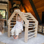 Verstellbares Kletterdreieck FULL MOON | NATUR | 30 Formen | 98 x 67,5 cm | max. 50 kg - Kletterling – einfach Kind sein