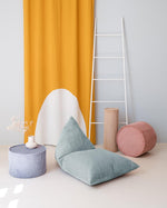 wigiwama Kinder Sitzsack in Softmint aus Cord - Kletterling – einfach Kind sein