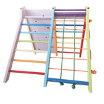 Klettergerüst für den Garten mit 4 verschiedenen Kletterwegen - Kletterling – einfach Kind sein