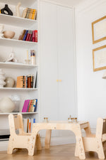 DORI Kindertisch und Kinderstühle im Kinderzimmer