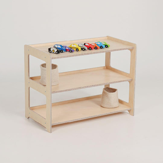 Montessori Regal mit drei Etagen - Kletterling – einfach Kind sein