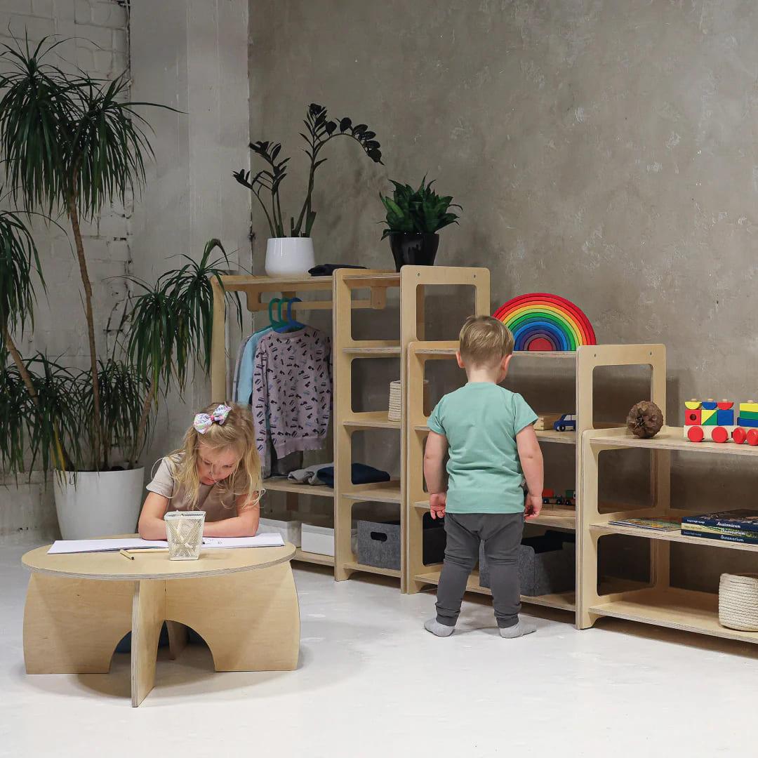 Hochwertiges Montessori Regal von KateHaa: Ordnung & Entwicklung im Kinderzimmer – Kletterling