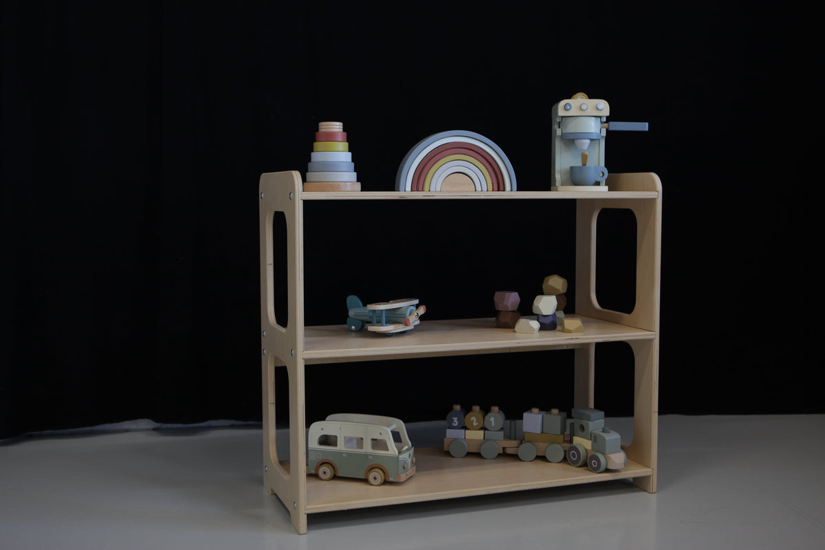 Montessori Spielzeugregal