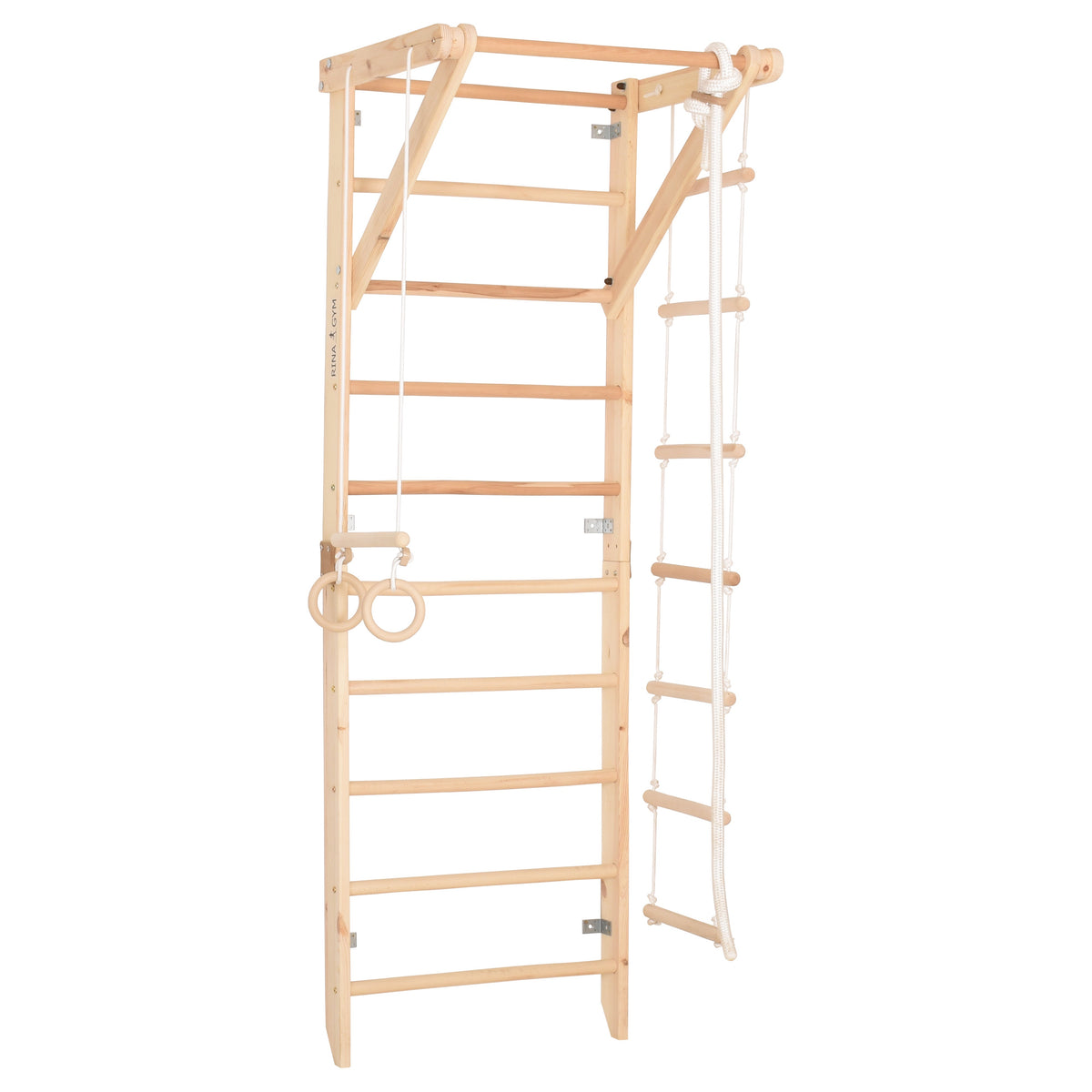 RINAGYM SPORT 2 Sprossenwand Natur – Ansicht 3