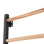 Metallische Sprossenwand STEEL 1 – Graphit mit Buchenholzsprossen | RINAGYM – Ansicht 18