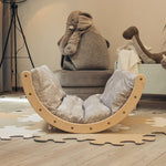 Faultier - Kissen / Bodenkissen für Kletterdreiecke, Bögen und Wippe mit Polyesterfüllung (mit waschbarem Baumwollbezug) - Kletterling – einfach Kind sein