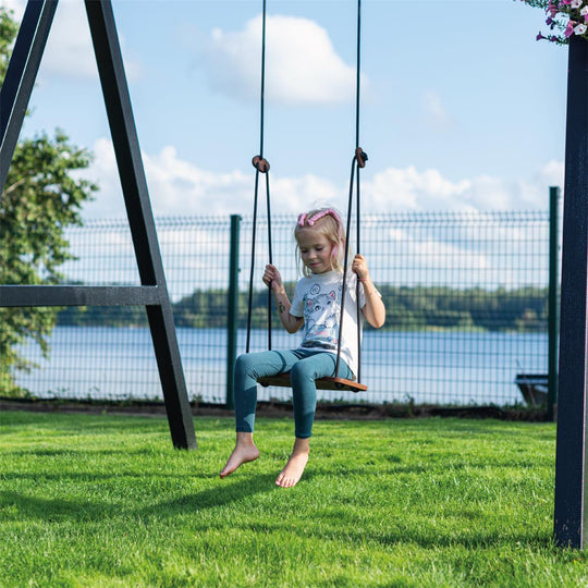 Schaukel für Kinder - Set grau - Kletterling – einfach Kind sein