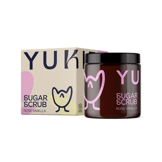 Sugar Scrub Rose Vanilla 200g von YUKIES - Kletterling – einfach Kind sein