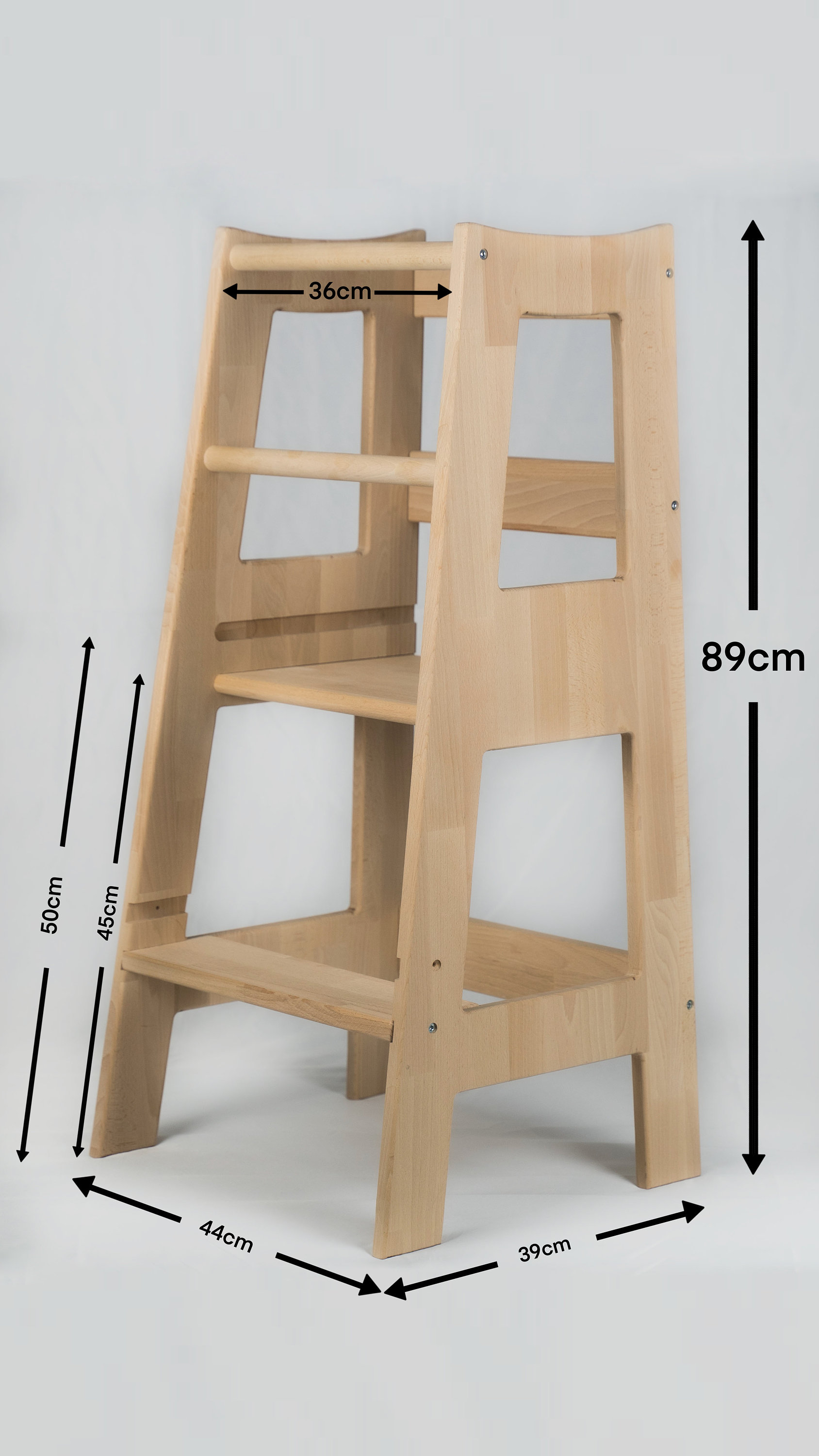 Lernturm aus massiver Buche von PeterundDepi geölt