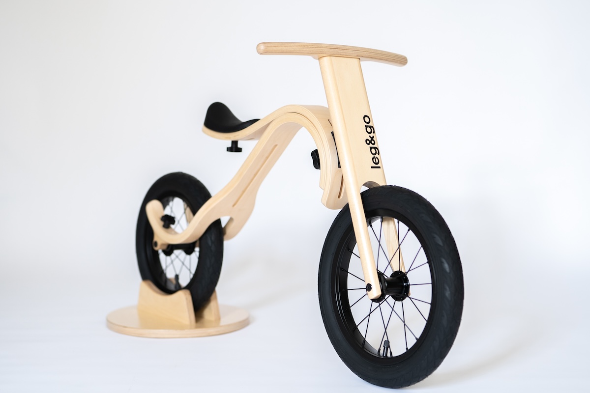 Balance Bike 3in1 aus Holz - mitwachsendes Laufrad für Kinder ab 6 Monaten bis 6 Jahre