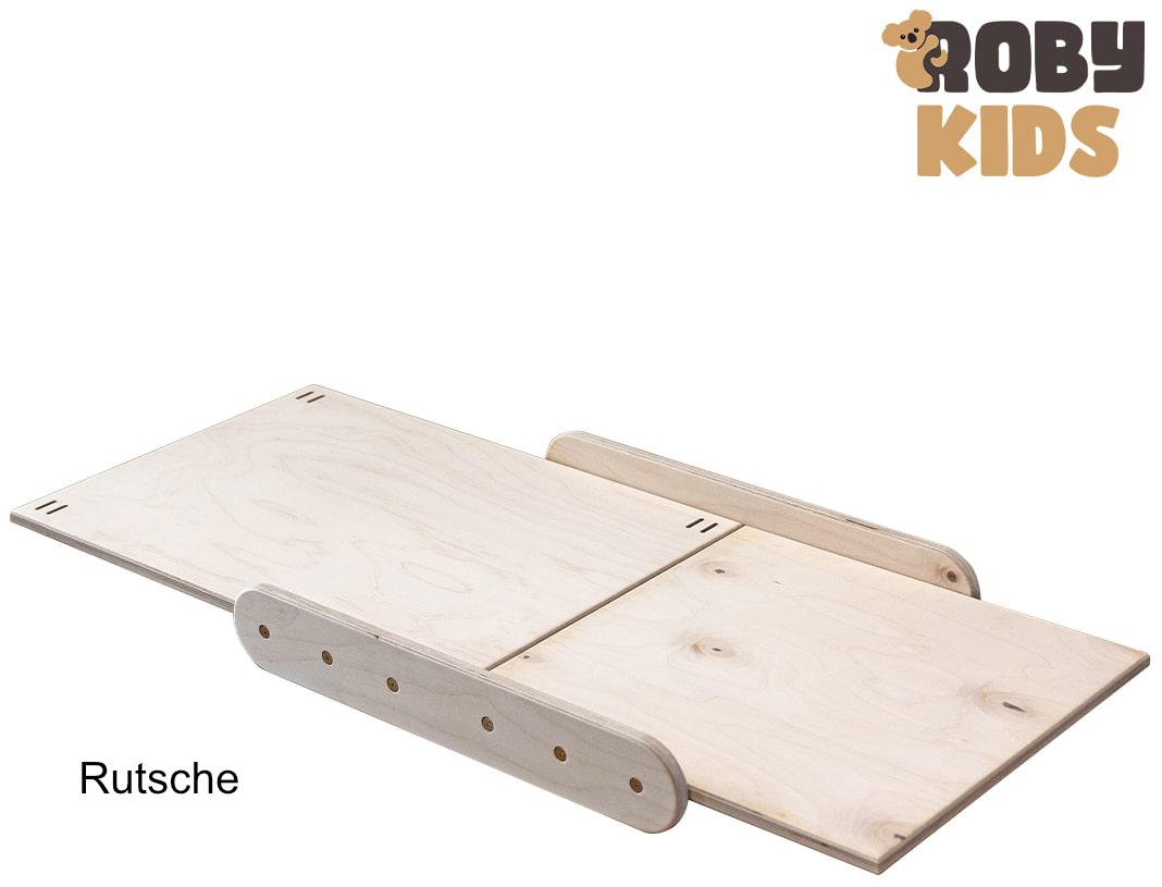 Modulares Klettersystem von Roby-Kids - individuell und erweiterbar Rutsche