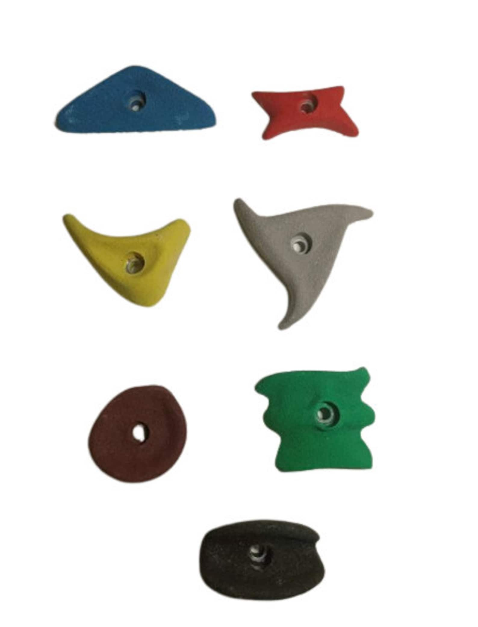 Riesige Kletterwand Boulderwand für Zuhause 18 Panele Blau