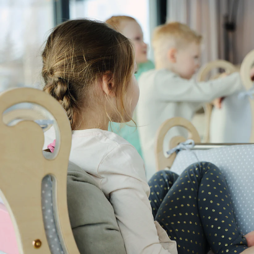 Spielset "Dynamik" bunt - Montessori-Bogen mit Rutsche und Kissen