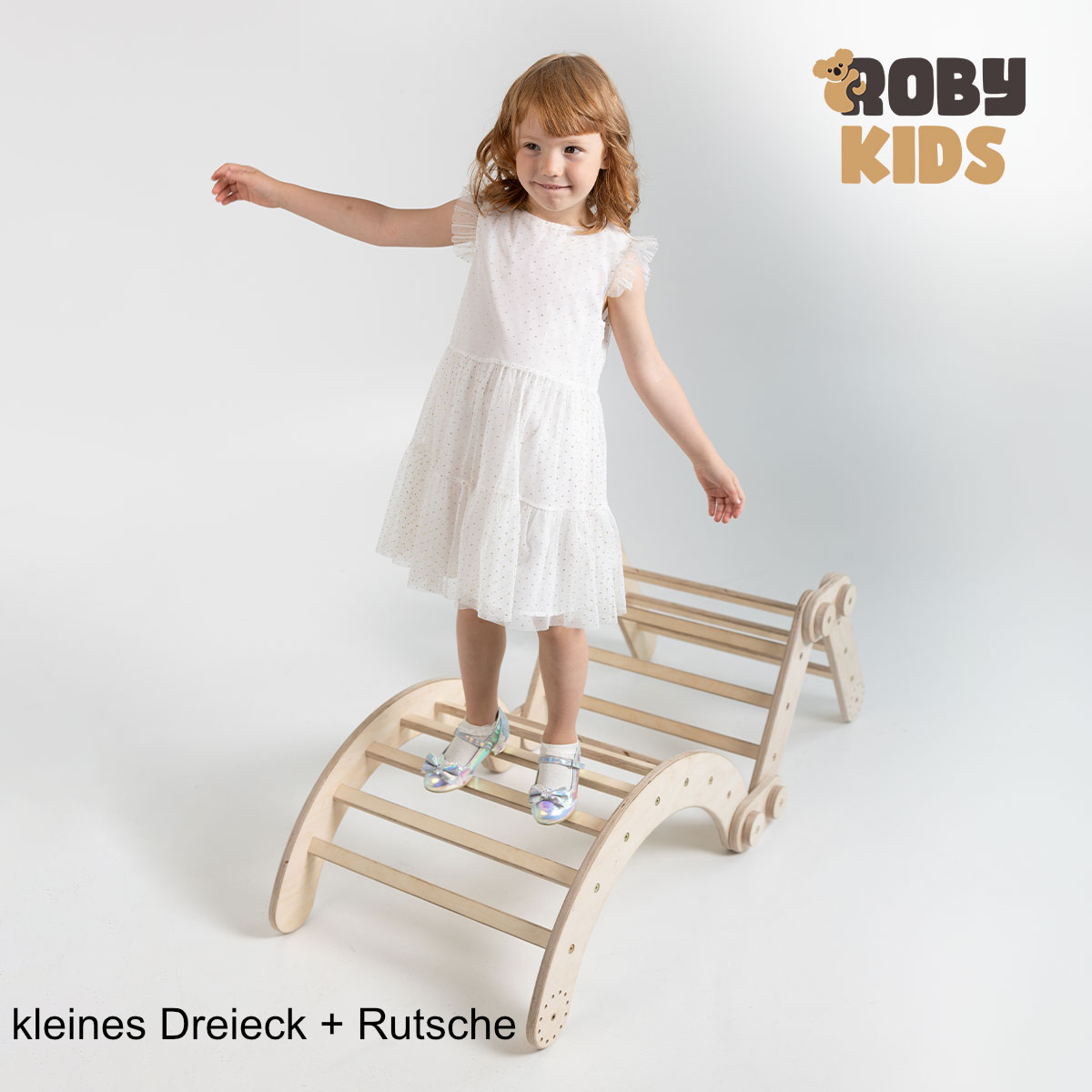 Modulares Klettersystem von Roby-Kids - individuell und erweiterbar großes Dreieck + kleines Dreieck + Bogen