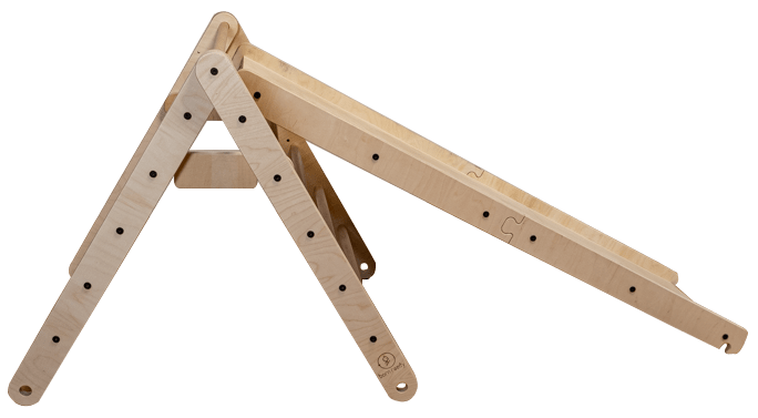 Climber & Slide - 2x höhenverstellbares, klappbares Kletterdreieck mit Rutsche von Born Ready Toys