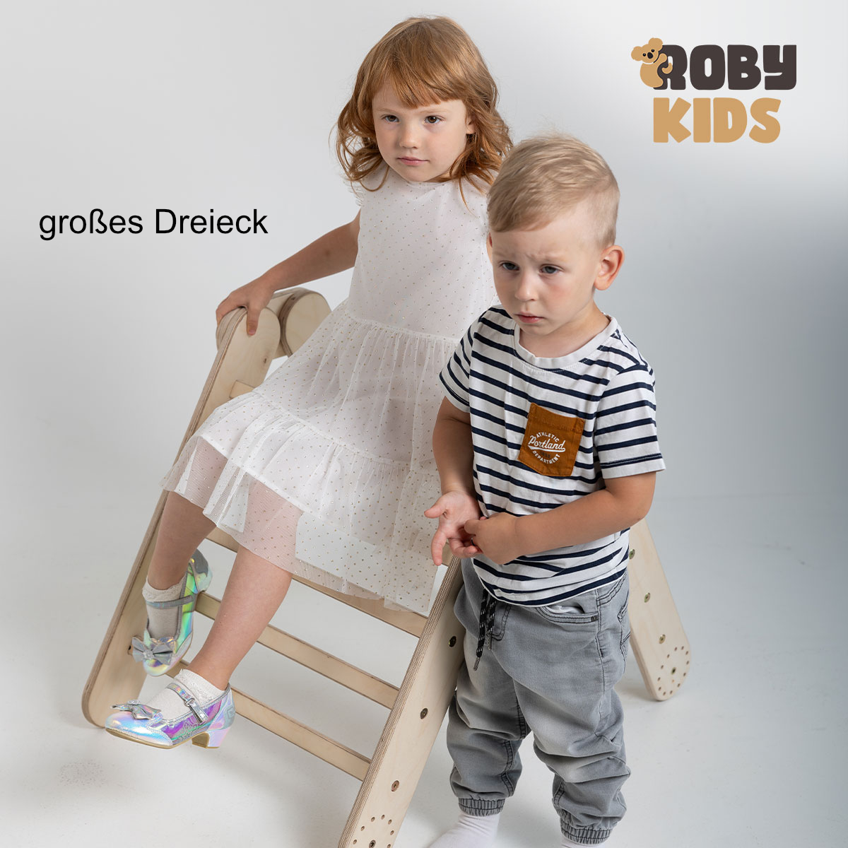 Modulares Klettersystem von Roby-Kids - individuell und erweiterbar großes Kletterdreieck