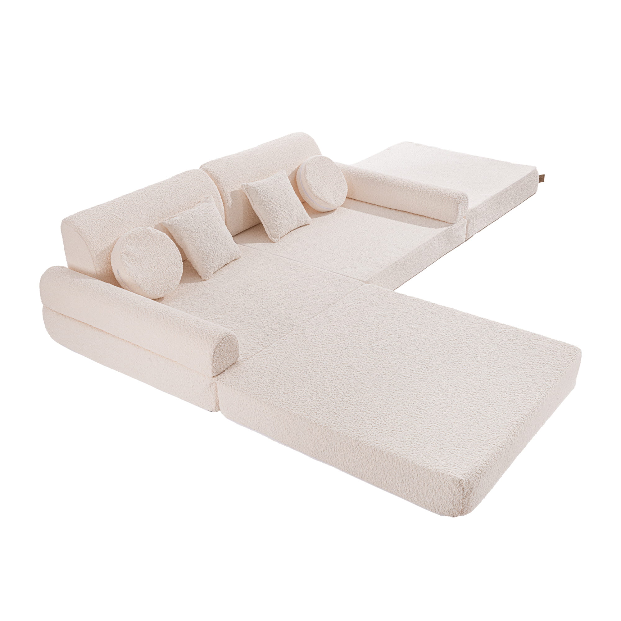 MeowBaby Premium Modulares Sofa, Teddy