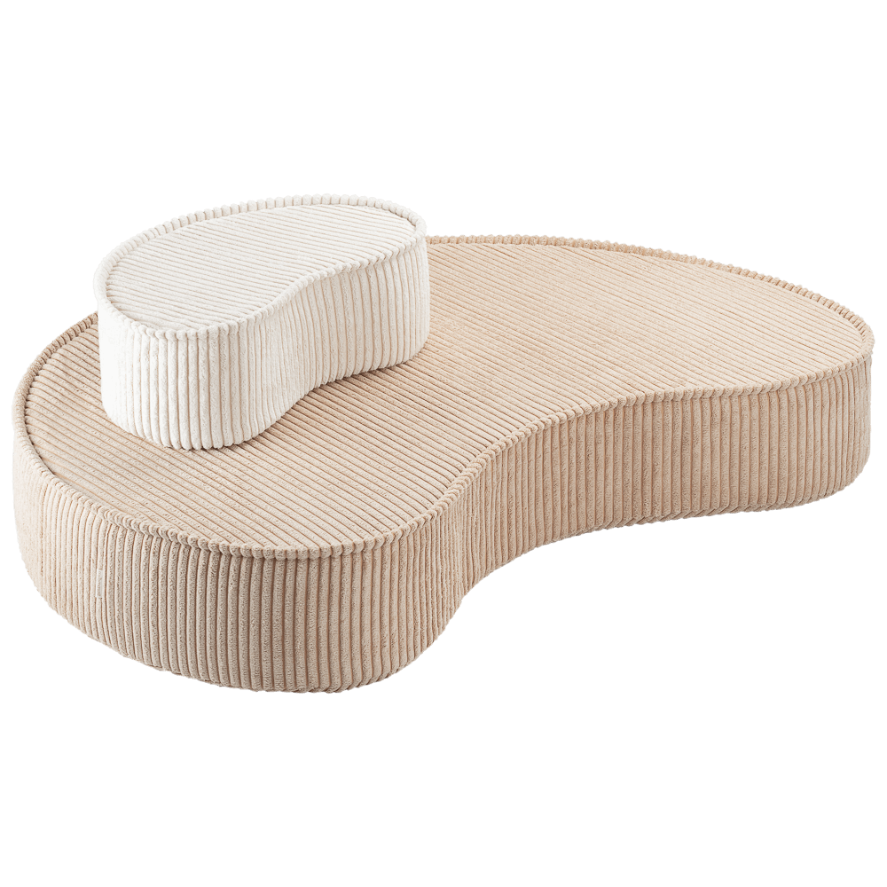 wigiwama Sitzkissen & Sessel Lounge in Beige aus Cord