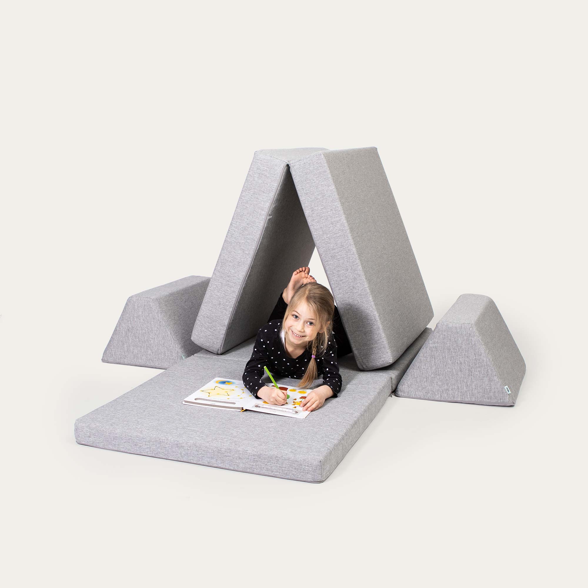 Universelles Kindersofa von monboxy in Grau