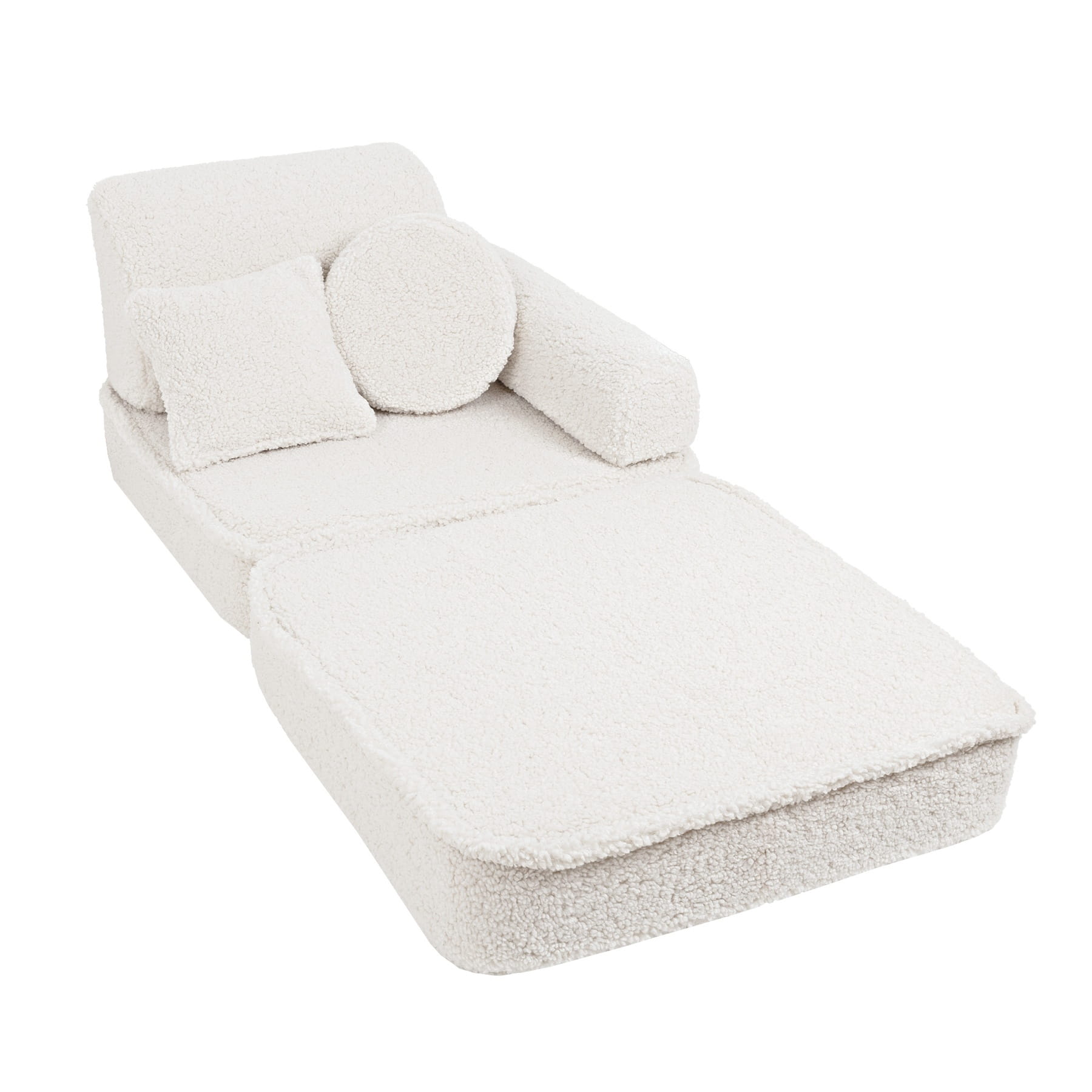 MeowBaby Spielsofa Mini Plus Teddy - Creme