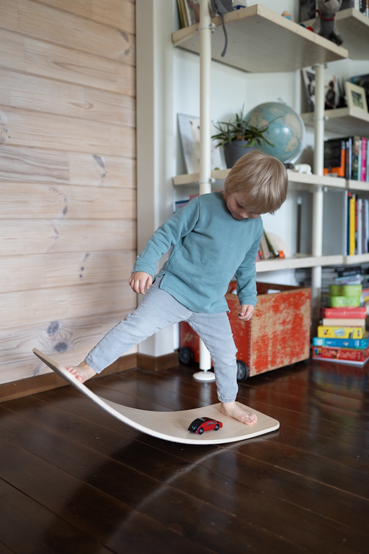 Balance Board aus Holz Grö?e S