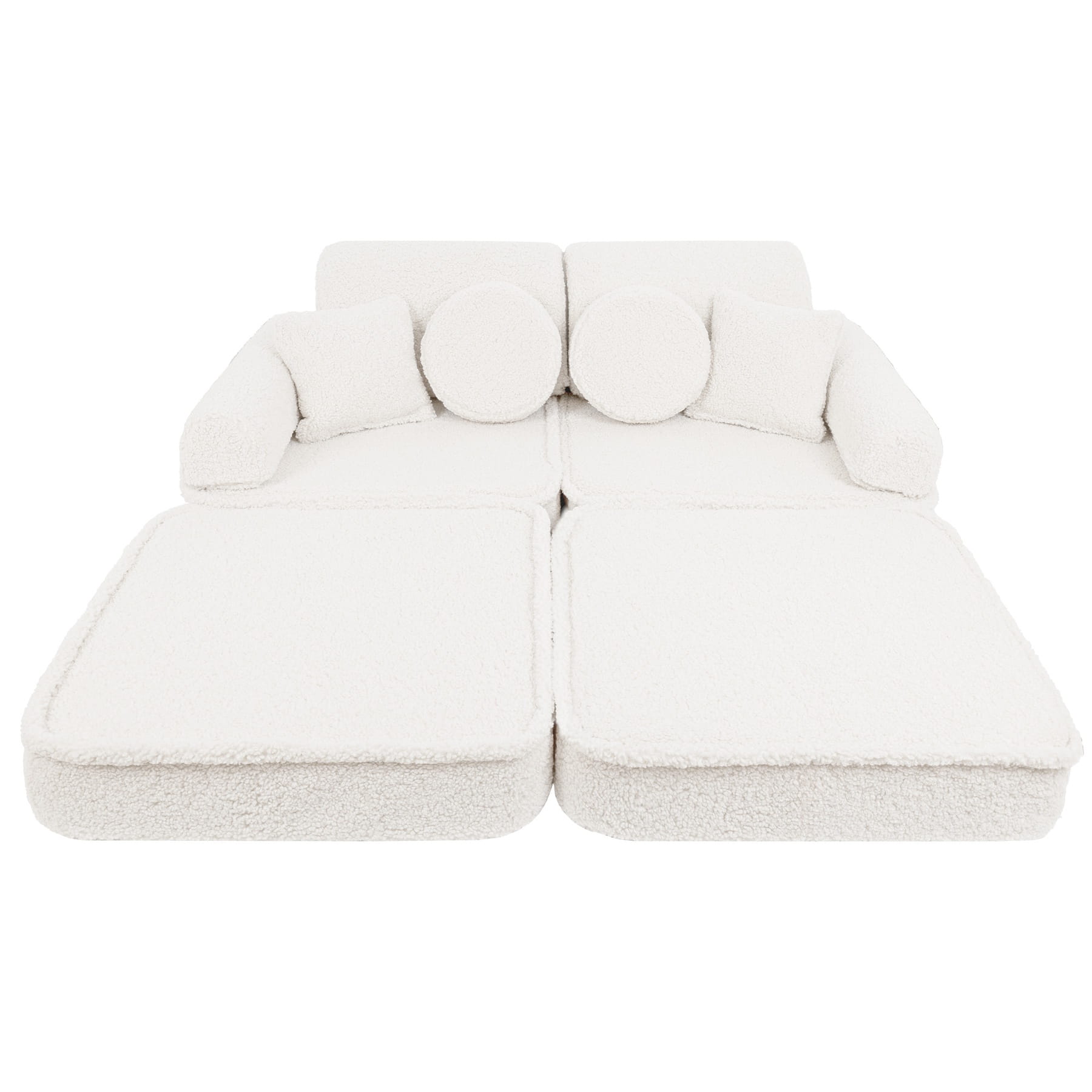 MeowBaby Spielsofa Mini Plus Teddy - Creme