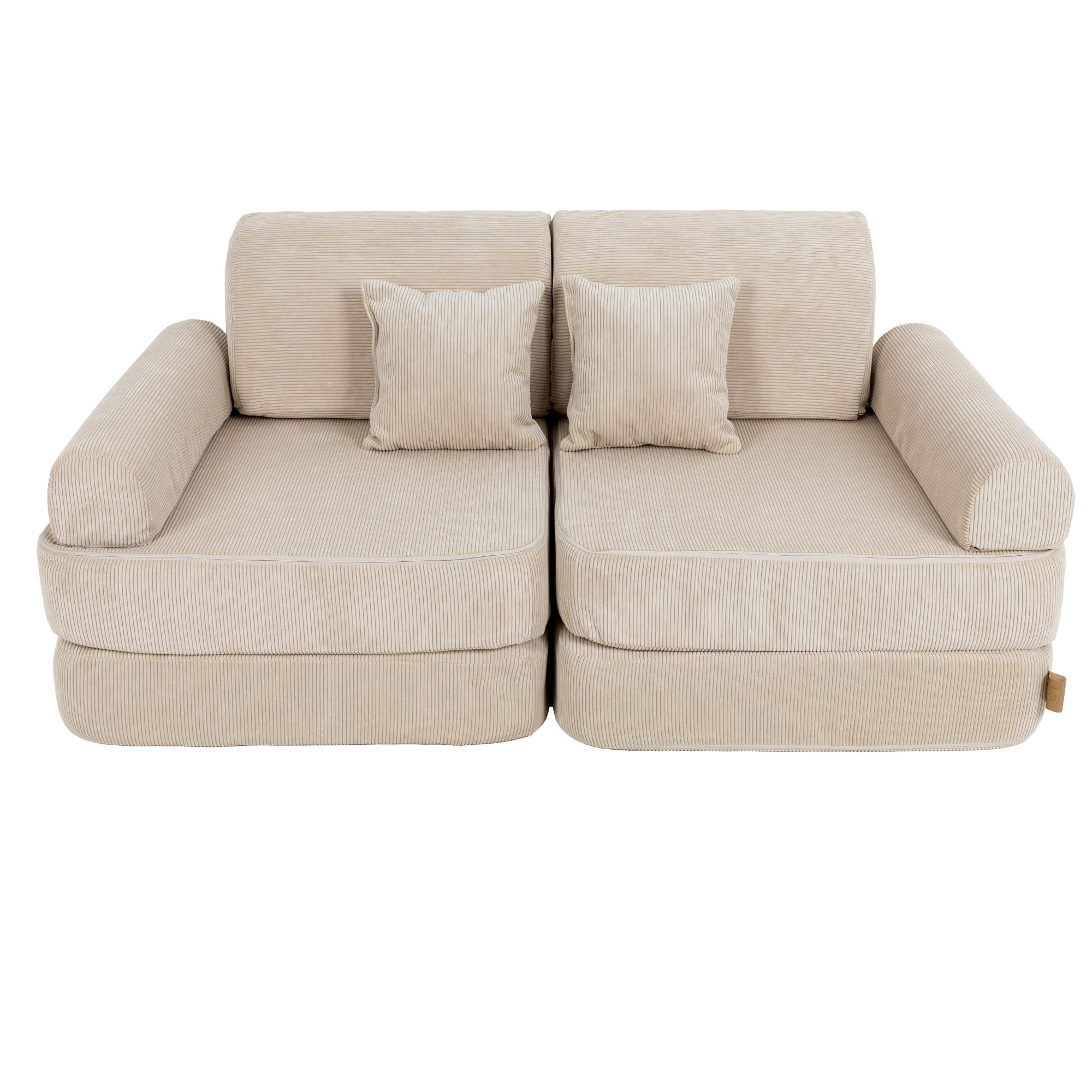 MeowBaby Spielsofa Mini Plus Cord Premium - beige