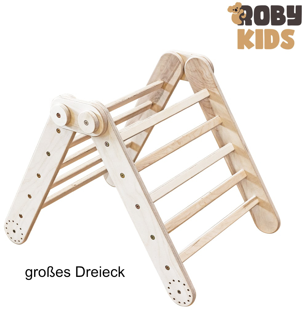 Modulares Klettersystem von Roby-Kids - individuell und erweiterbar großes Kletterdreieck