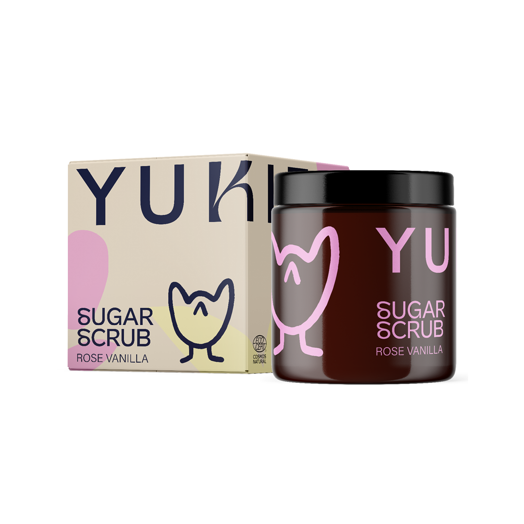 Sugar Scrub Rose Vanilla 200g von YUKIES