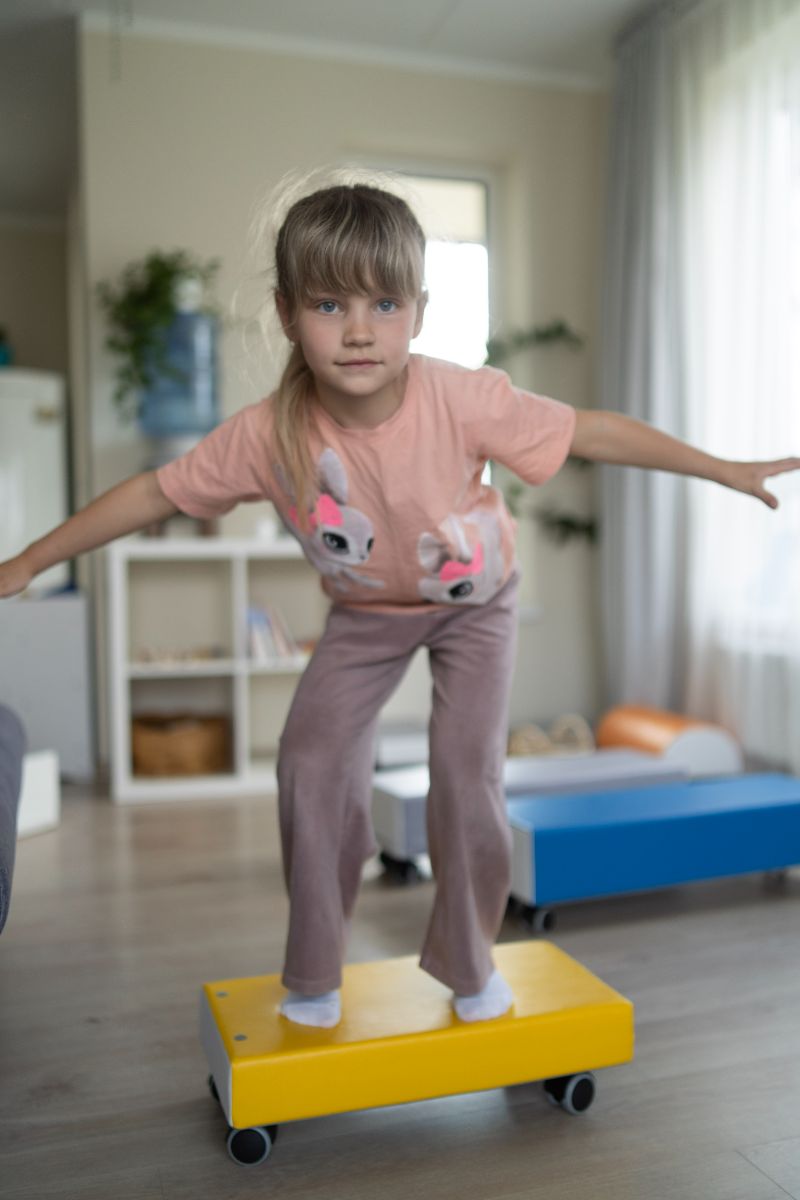 Rollerboard Tiny - Soft Play on Wheels gelb