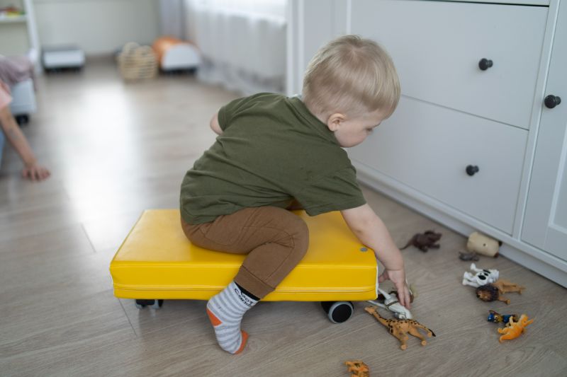 Rollerboard Tiny - Soft Play on Wheels gelb