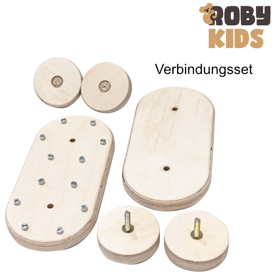 Modulares Klettersystem von Roby-Kids - individuell und erweiterbar Verbindungsset