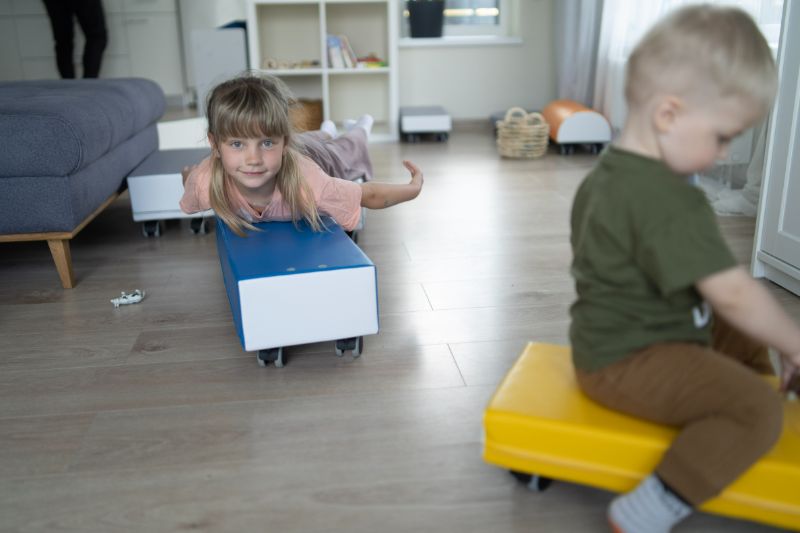 Rollerboard Tiny - Soft Play on Wheels gelb