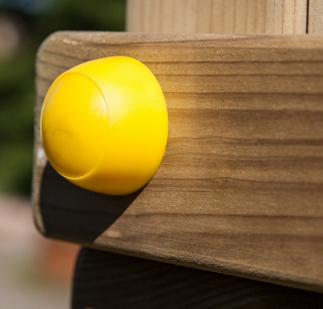 Spielturm TipTop mit Rutsche Leiter und Kletterwand, Klettergriffen, Bodenanker