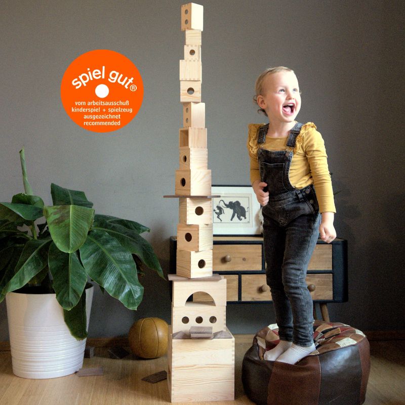 Kreativbaukasten für Kinder - Spielzeug aus Holz | Handarbeit | Natürlich - MATZBOX