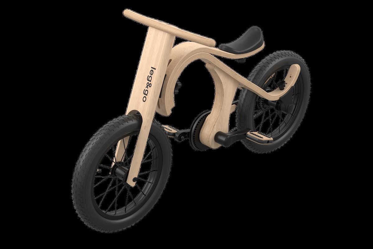 Balance Bike 3in1 aus Holz - mitwachsendes Laufrad für Kinder ab 6 Monaten bis 6 Jahre mit Fahrrad Erweiterung