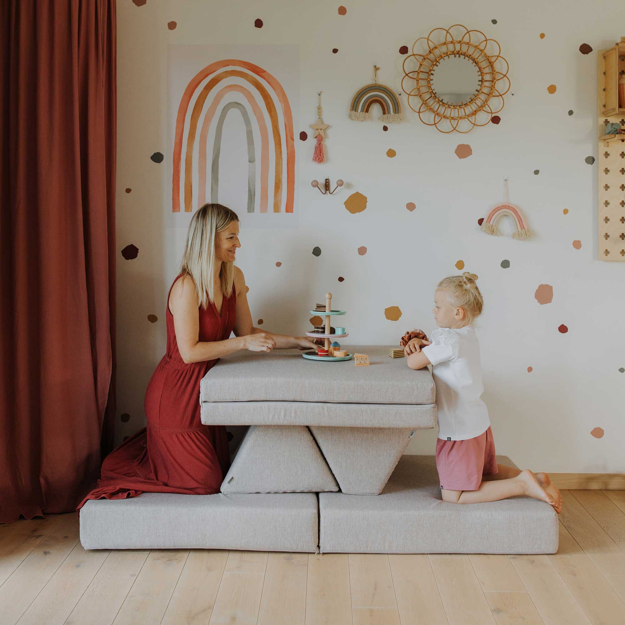 Universelles Kindersofa von monboxy in Beige